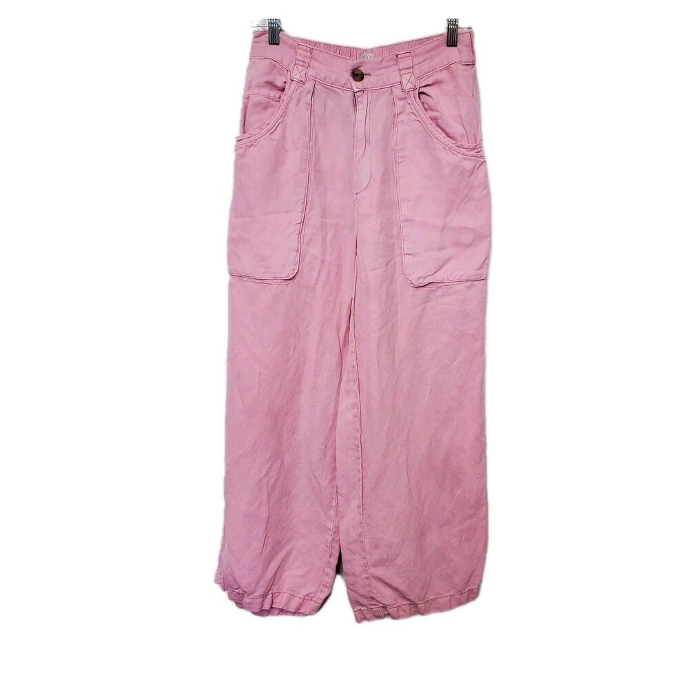 Joie Blush Pink Cargo Pants Utility Pockets Size 8 Streetwear Bratz Summer